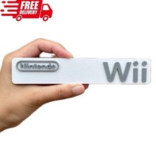 Nintendo Wii Logo Sign Display Large 3D Printed  25cm – Gaming Room Decor