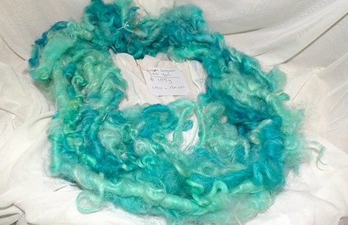 Ocean blue art yarn - , bulky