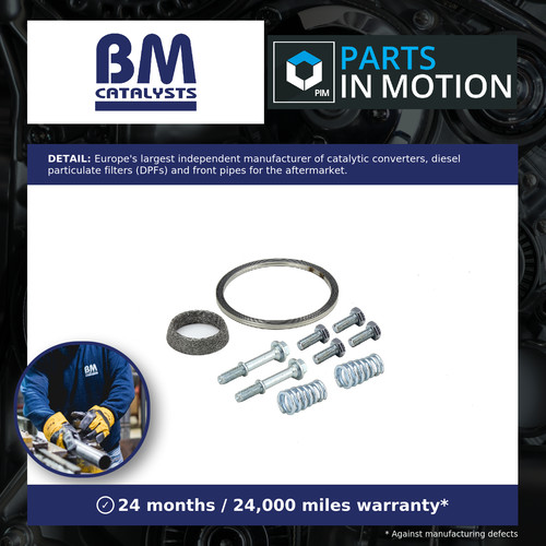 Exhaust pipe fitting kit - pipe,