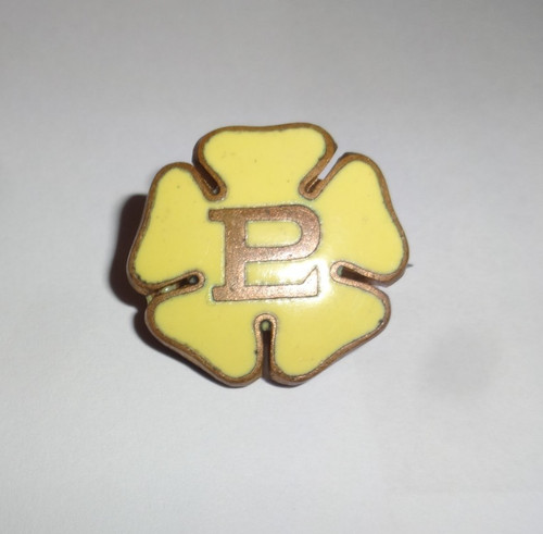 Primrose league vintage enamel - primrose,