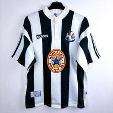 Newcastle United 1995-1997 Adidas Home Football Shirt