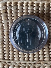 Pobjoy, 2023, Sierra Leone, King Tut, Reverse Frosted, 1oz, silver Proof coin.