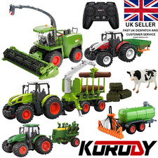 RC Agricultural Tractors Farming Remote Control Vehicle  Toys Korody RTR