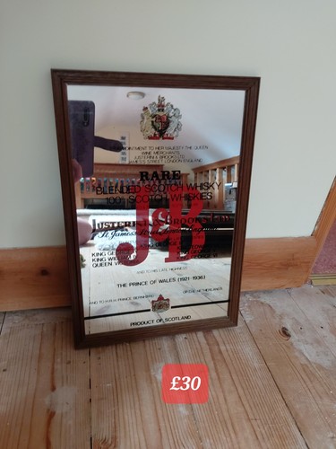 Vintage pub mirror advertising - vintage,