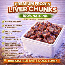Liver Chunks Premium Raw Dog