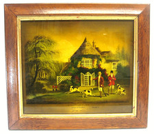 Antique Crystoleum engraved by