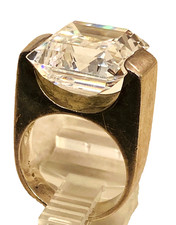 Sterling large emerald - large, emerald-cut