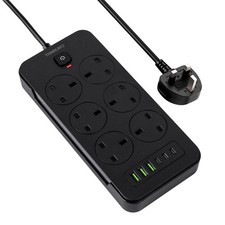 Extension Lead With 3 USB-A