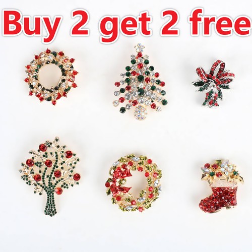 Free christmas brooch - 2+2,