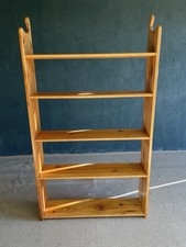 Tall Vintage Pine Bookshelves