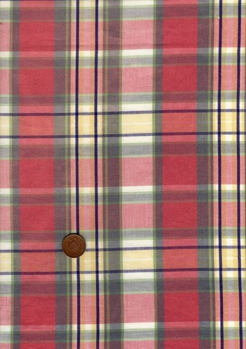 100 cotton fabric madras - 100%,