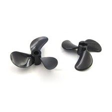 Model Boat Black 3-BIade Plastics Propeller 28/32/36/40/48mm for RC Boat Model