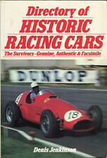 Directory of Historic Racing Cars by Jenkinson Alfa BRM Bugatti 1987 **SIGNED**
