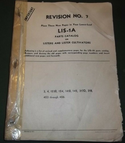 Internat lister 123b 124 - lister,