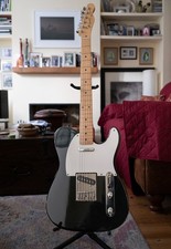 1986 Squier Fuji-Gen Telecaster E615342. Black/white pickguard. £600 inc.case
