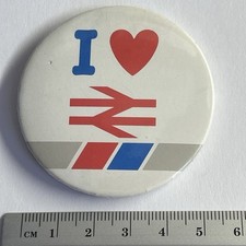 Train Railway Collectible Pin Badge I Love Network SouthEast NSE