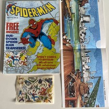 Spider-Man WeeklyComic #607 October 1984 Marvel UK. With Free Gift Transfers.(:)