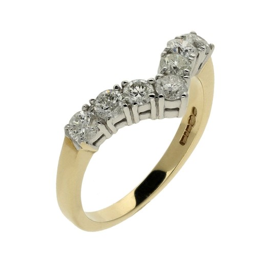 Ladies 9ct yellow gold diamond - 9ct,