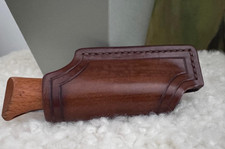 Artisan leather hand-tooled
