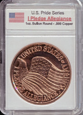 ENCAPSULATED .999 COPPER ROUND