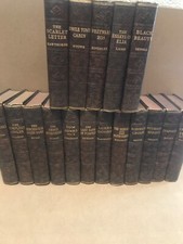 Charles Dickens 17 X book Set, Odhams Press, HB Faux Leather, c1930s brown board