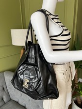 Russell & Bromley Bag Handbag black genuine leather ring