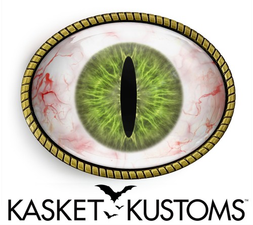 Monster eyeball belt buckle - eyeball,