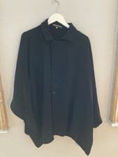 Shirin Guild fine Wool Long Jacket . Medium . Black .