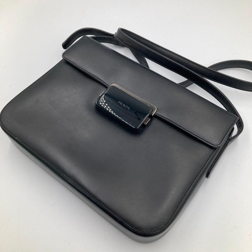 Prada brown leather - prada, shoulder