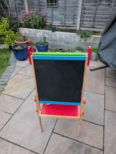 Hape 3 in 1 Magnet Double Sided Kids Standing Adjustable Easel