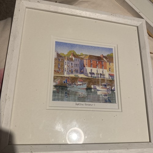 Framed print named padstow - named,