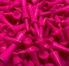 Pink Golf Tees Castle Golf