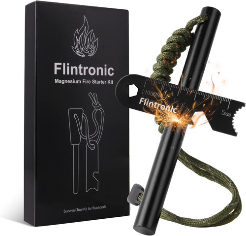 Survival fire steel flint - survival,