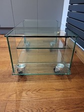 GREEN APPLE GLASS TV STAND  HI