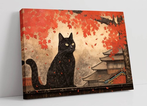 Japanese style cat with - style,