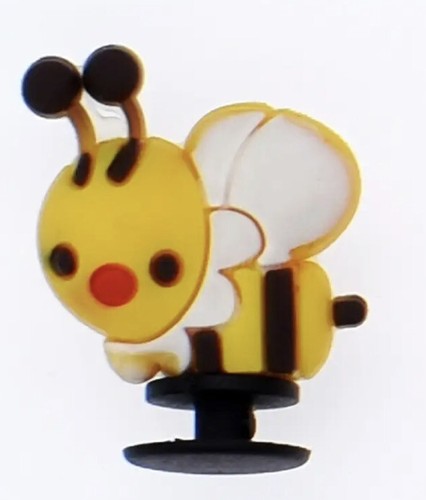 Clog shoe charms bee - charms, 3d