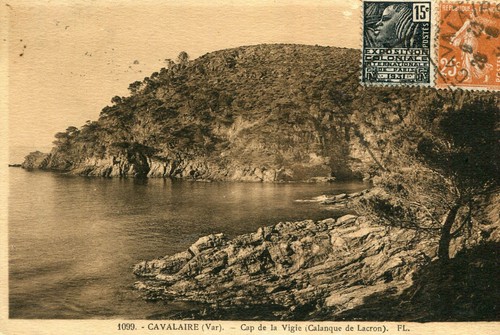 Map cavalaire sur mer - cap, de