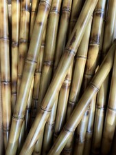 Flame Cured bamboo poles 1”