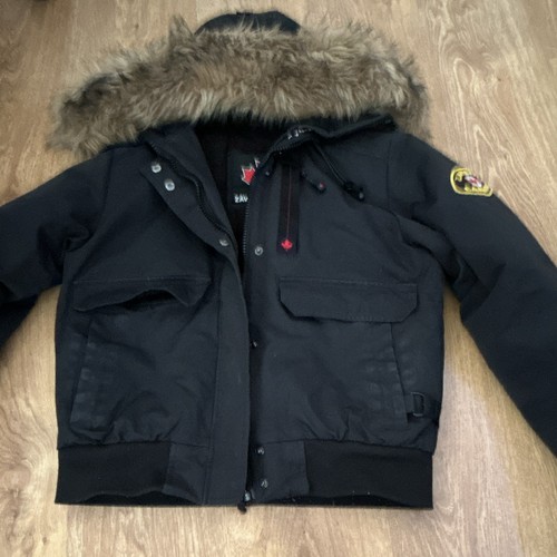 Zavetti canada black hooded - black,