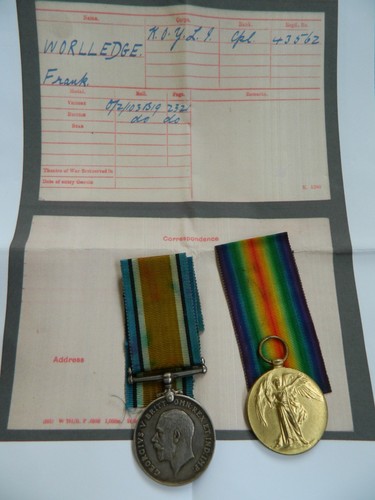 Ww1 medal pair 9th - ww1, pair.9th