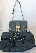JUNO High Quality Black Handbag with Dustbag ~ Beautifully Made