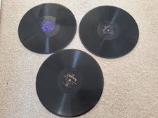 3x Crown Records Vinyl 78s