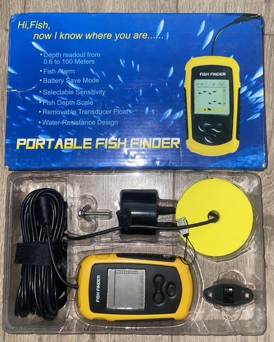 Portable fish finder - fish, up