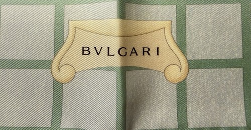 Bvlgari silk scarf unworn made - silk,