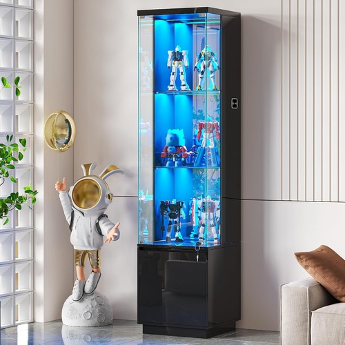 Lockable curio display - curio, cabinet