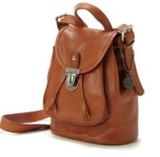 N.W.3 Hobbs Maple Bag tan brown leather messenger cross-body satchel vgc