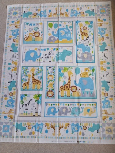 100 cotton fabric jungle - jungle, panel
