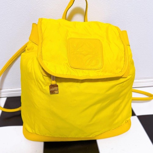 Loewe backpack nylon yellow - nylon,,