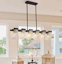 Wrought Iron Hanging Crystal