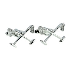 Crossed Polo Mallets Design